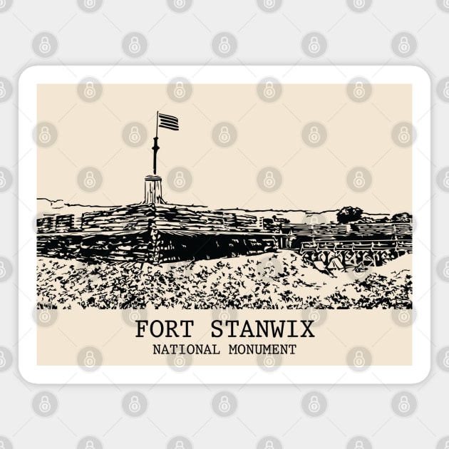 Fort Stanwix National Monument Magnet by Lakeric